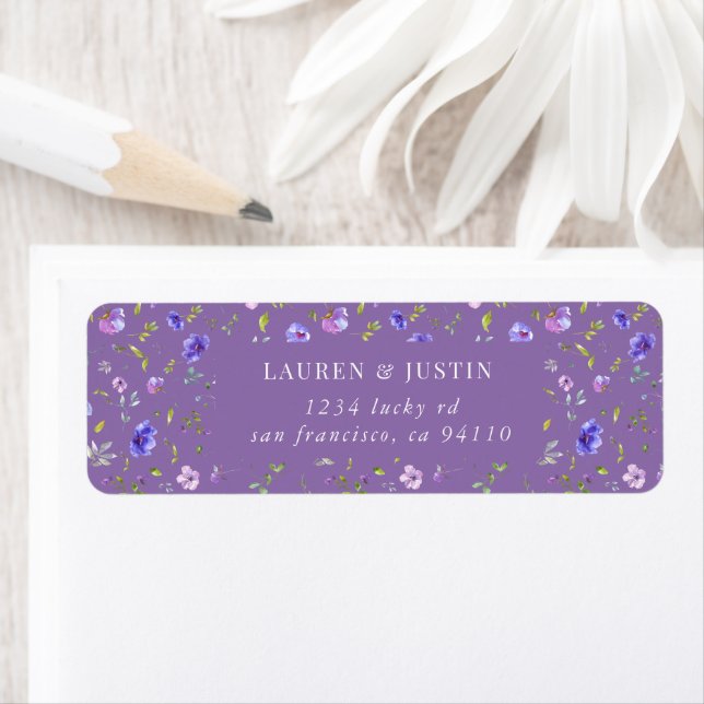 Veilgarten elegante Blumenrückgabe-Label (Insitu)