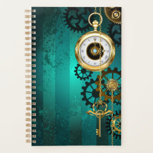 Veille bijoux Steampunk sur un Arrière - plan vert
