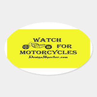 Veille Pour Les Motocyclettes Jaune - Stickers