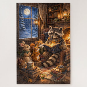 Veillée d'hiver à Pinecone Hollow en puzzle