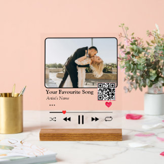 Veilleuse de code de chanson personnalisée pour co