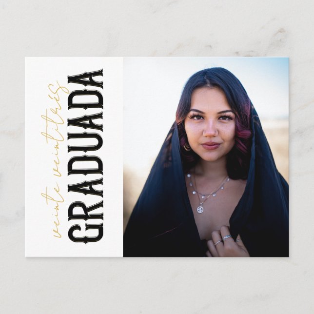 Veintitrés Graduada Postkarte (Vorderseite)