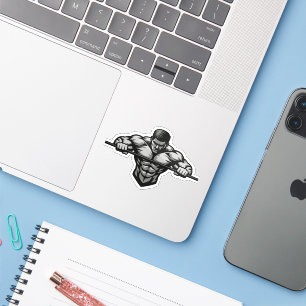 Veiny Hand Sticker Dumbell Power Hardcore Fit
