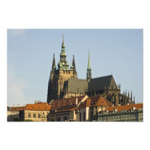 Veitsdom und Prager Burg, eines der Fotodruck