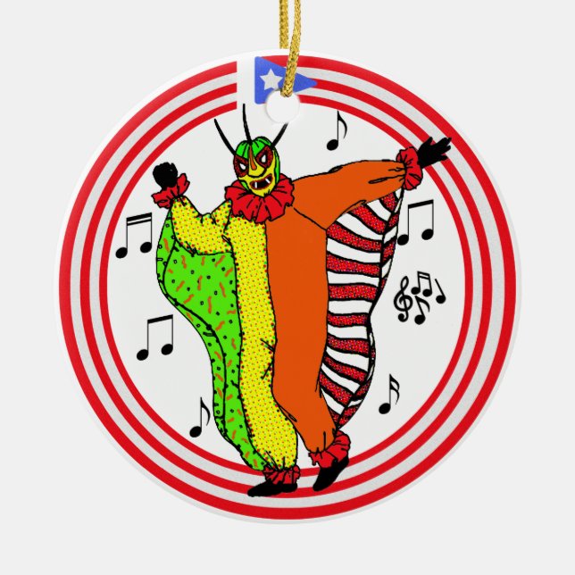 vejigante keramik ornament (Vorne)