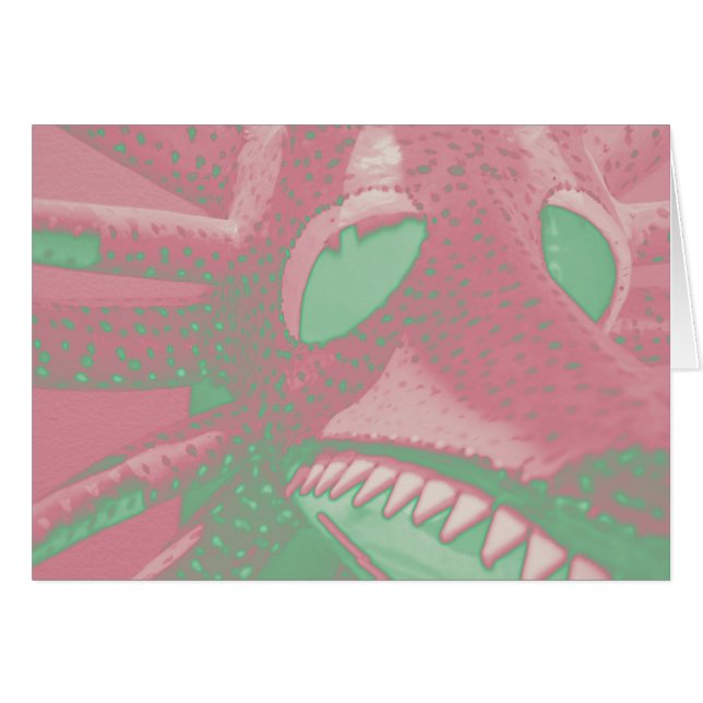 Vejigante Maske von Puerto Rico (Vorderseite (Horizontal))