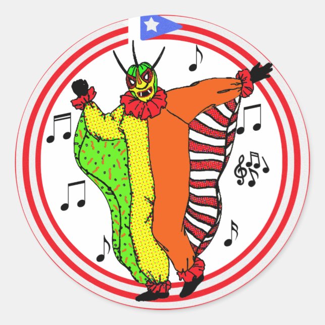 Vejigante Sticker (Vorderseite)