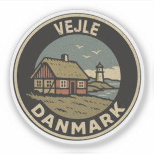 Vejle, Dänemark Danmark  Aufkleber
