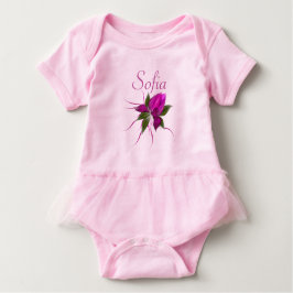 Vektor-Blume Personalisiert Baby T-shirt