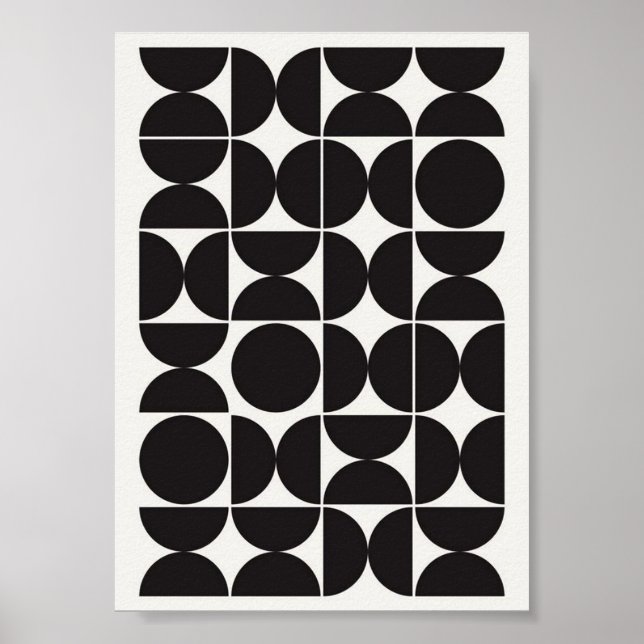 Vektor-Geometrie-Muster-Plakat Poster (Vorne)