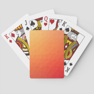 Vektor orange Textur Spielkarten