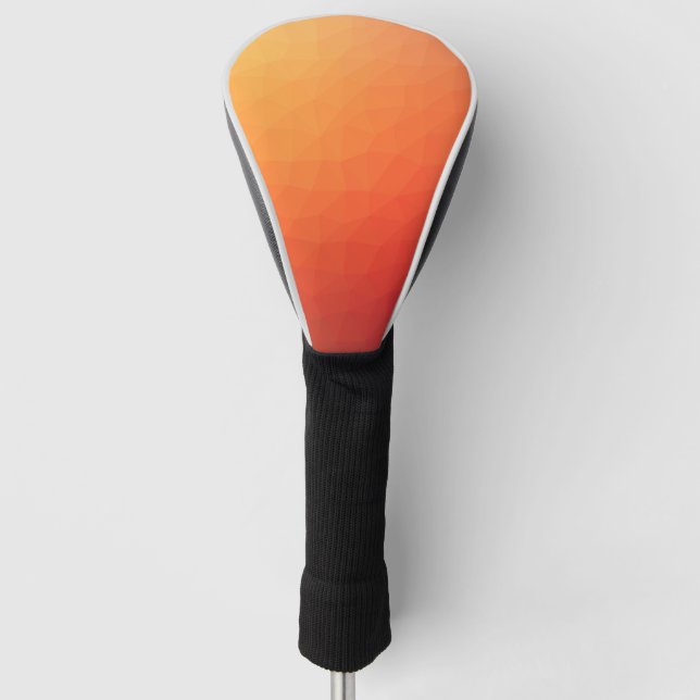 Vektor-Orangenstruktur Golf Headcover (Vorderseite)