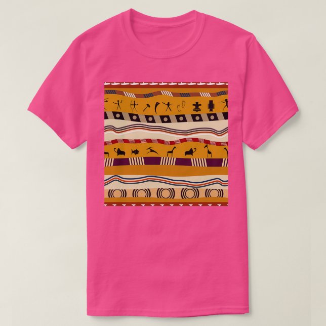 Vektor-Vektor-Muster T-Shirt (Design vorne)