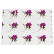 VektorBlume deckte große Geschenk-Tasche mit