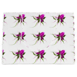 VektorBlume deckte große Geschenk-Tasche mit Geschenktüte