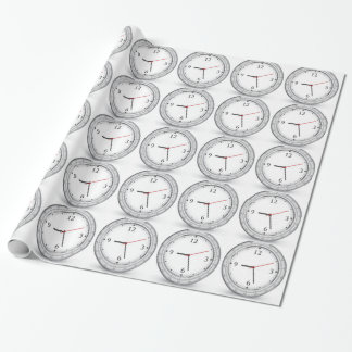 Vektoruhrentwurf Geschenkpapier