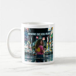 Vektra Shift - Wohin rennst du Aufmunternder EDM-K Kaffeetasse