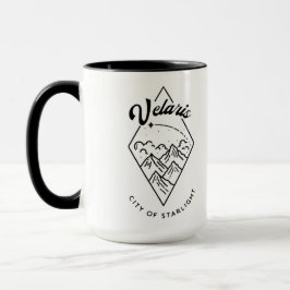 Velaris Größeres schwarzes Detail Tasse