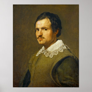 Velázquez - Ein junger Mann 1650 Poster
