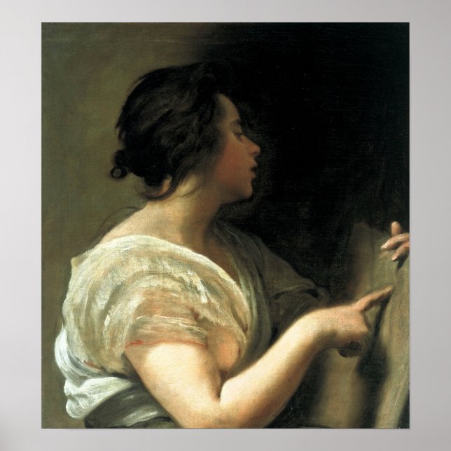 Velázquez - eine Frau im Gewand des Reaktors 1648 Poster (Vorne)