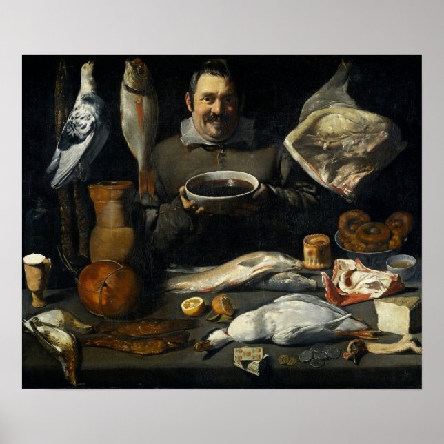 Velázquez - Händler 1625 Poster (Vorne)