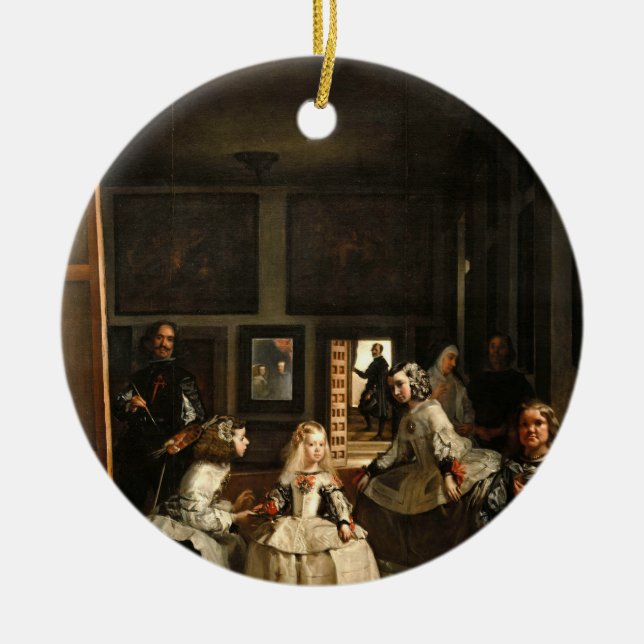 VELAZQUEZ - Las Meninas 1656 Keramik Ornament (Vorne)