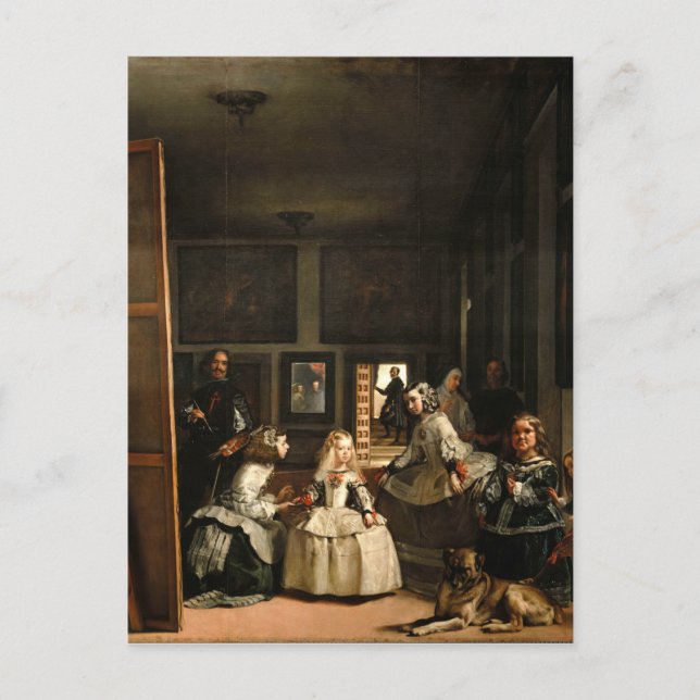 VELAZQUEZ - Las Meninas 1656 Postkarte (Vorderseite)