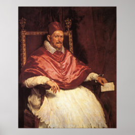 Velázquez - Portrait of Pope Innocent X 1650 Poster