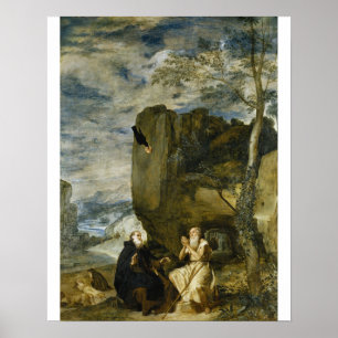 Velázquez - Saint-Anthony Erster Paul vom Poster