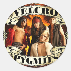 Velcro Pygmies Runder Aufkleber