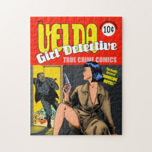Velda : Fille détective puzzle de couverture vinta