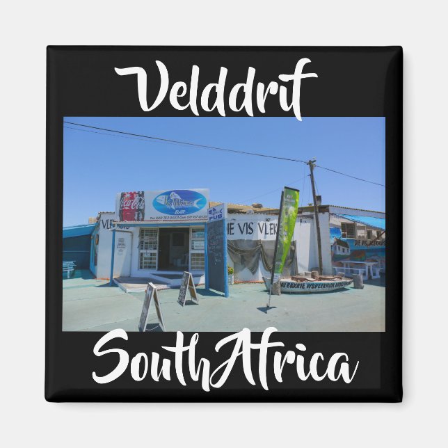 Velddrif South Africa Die Vis Vlekhuis Magnet (Vorne)