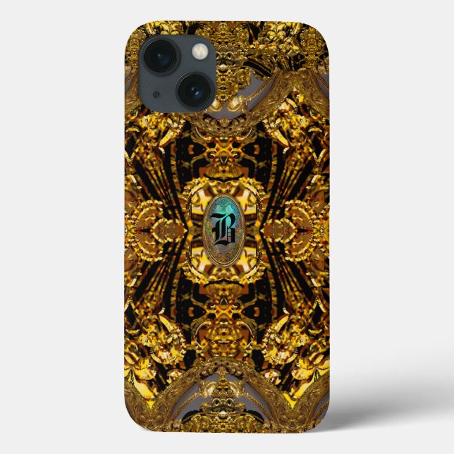 Velgeorge Romantische Elegante Monogramm Case-Mate iPhone Hülle (Rückseite)