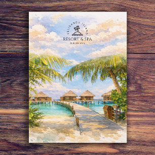 Veligandu Island Resort & Spa Malediven Reise Postkarte
