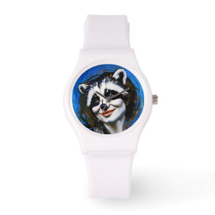 "Velka Teyani" flüstert Raccoon Trickster Armbanduhr