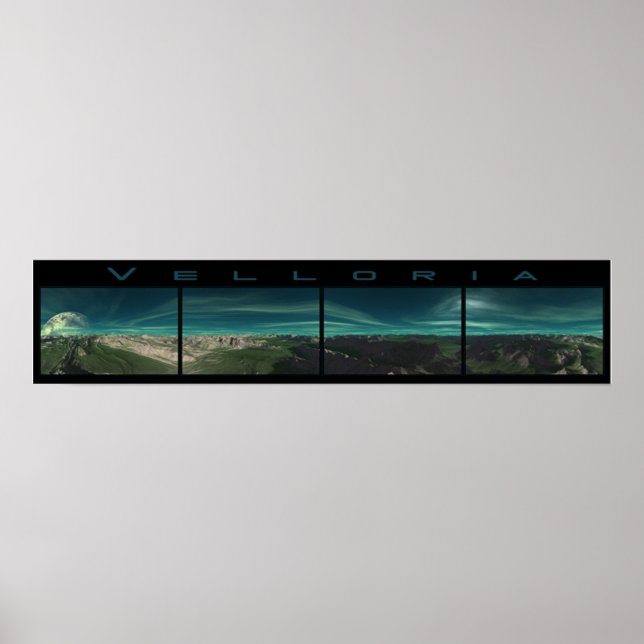 Velloria - 360 Grad Panoramafkühler Poster (Vorne)