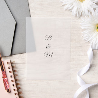 Vellum Cover Sheets