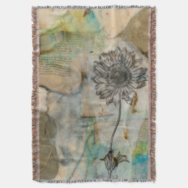 Vellum floral I Decke (Vorderseite Vertikal)