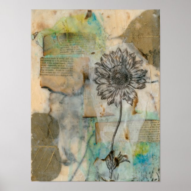 Vellum floral I Poster (Vorne)