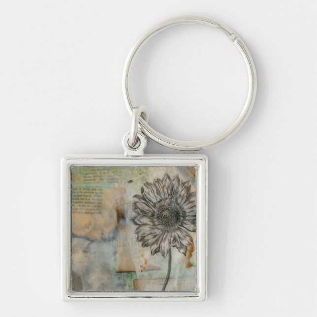 Vellum floral I Schlüsselanhänger (Vorne)