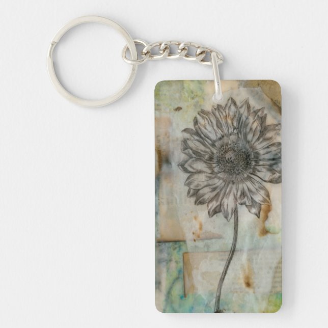 Vellum floral I Schlüsselanhänger (Vorderseite)