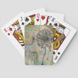 Vellum floral I Spielkarten