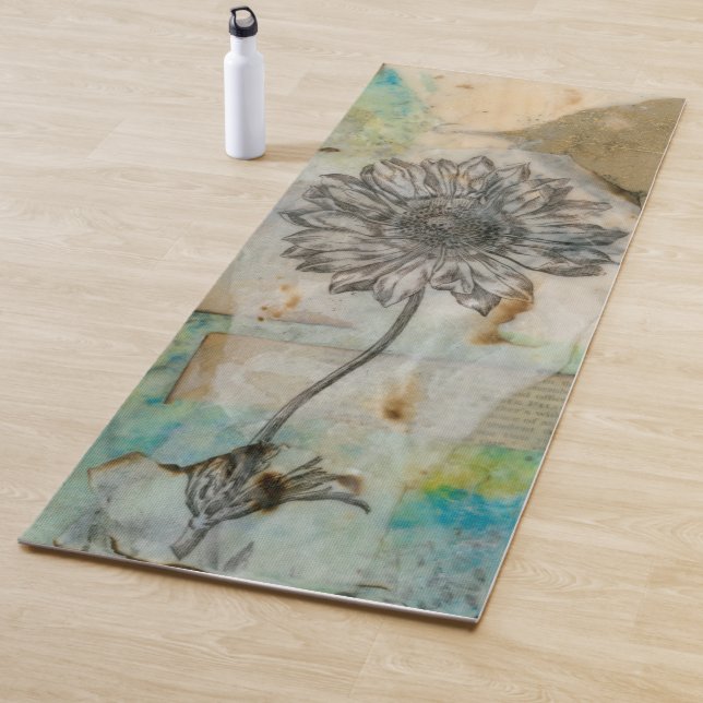 Vellum floral I Yogamatte (Beispiel)