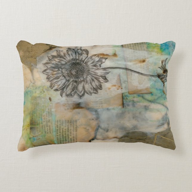 Vellum floral I Zierkissen (Vorderseite)