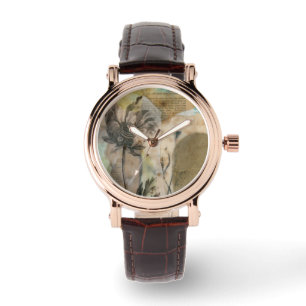 Vellum floral II Armbanduhr