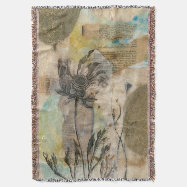 Vellum floral II Decke (Vorderseite Vertikal)