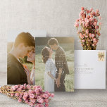 Vellum Look Handschrift Typografie 2 Foto Save The Date<br><div class="desc">Mit diesem atemberaubenden Vellum Look Hand Lettered Typografy 2 Foto Save the Date das perfekte rett-the-date für Ihre Verlobung Ankündigung. Mit einem modernen, von Hand geschriebenen Drehbuch, über einem Imitat, Vellum-Textur mit Ihrem Lieblings-dunkelfarbigen Verlobung Foto hinter. (Wenn Sie ein leichteres Foto haben, sehen Sie bitte in meinem Vellum Look Wedding...</div>