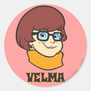 Velma Namensgraphik Runder Aufkleber