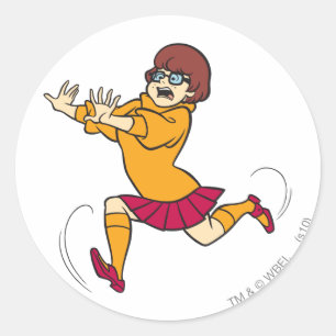 Velma Running Runder Aufkleber