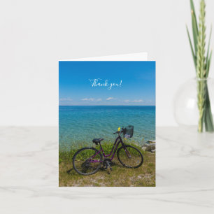 Vélo À Mackinac Carte de remerciements
